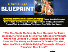 Tablet Screenshot of fitnessinfoblueprint.com